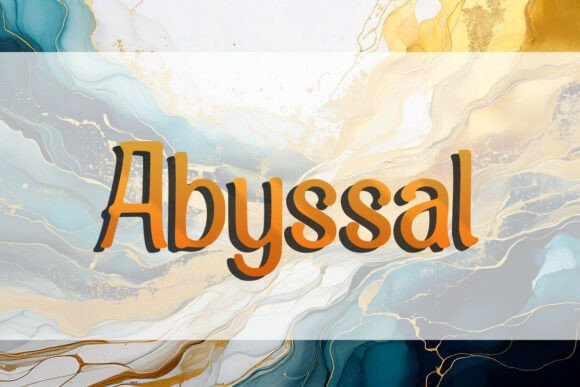 Abyssal: A Deep, Commanding Display Font