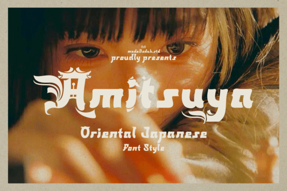 Amitsuya: A Display Font That Bridges Japanese Tradition and Modern Branding