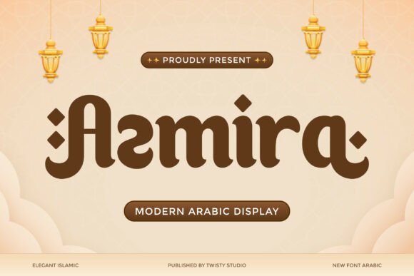 Azmira: A Modern Arabic Display Font for Trusted Branding
