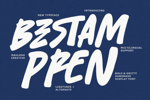 Bestam Pren: A Bold Display Font That Anchors Digital Branding
