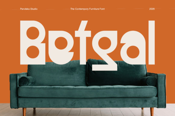 Betgal: A Display Font That Makes Your Brand Feel Polished