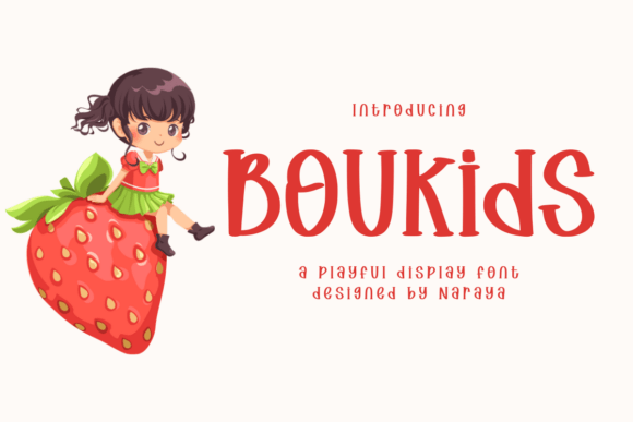 Boukids: A Playful Display Font That Makes Your Brand Feel Warmer