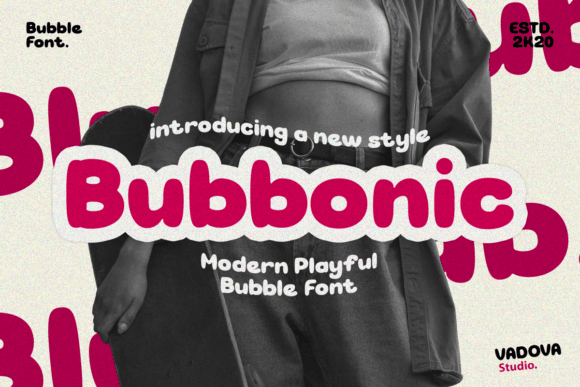 Bubbonic: A Playful Display Font That Pops on Every Screen