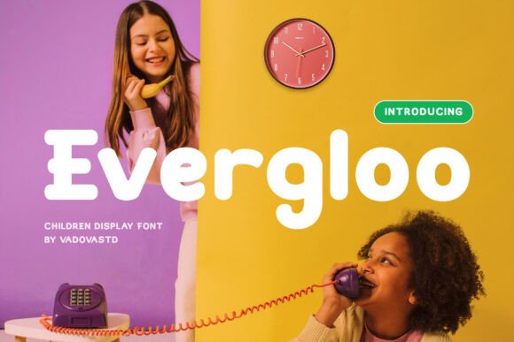 Evergloo: A Playful, Polished Display Font for Small Brands