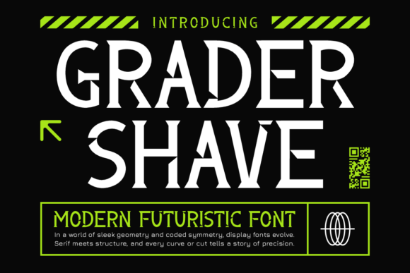 Grader Shave: A Sharp, Modern Serif Font for Handmade Brands