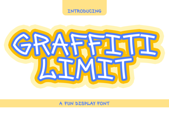 Graffiti Limit: A Display Font with Urban Soul