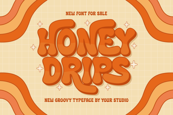 Honey Drips: A Retro Serif Display Font with Warm Editorial Charm
