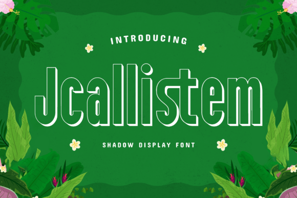 Jcallistem: A Bold Display Font That Cuts Through the Feed