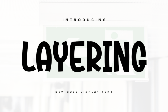 Layering Font: A Handwritten Display Typeface That Feels Like a Sketch You’d Keep