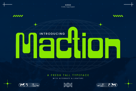Maction: A Display Typeface for Calm, Confident Editorial Moments