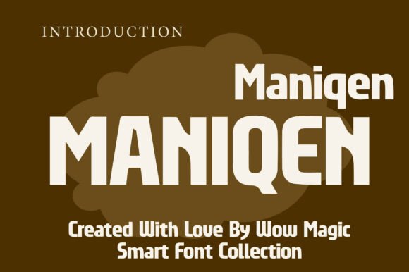 Maniqen: A Bold Display Font for Scroll-Stopping Brand Content