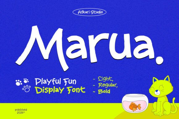 Marua: A Playful Display Font That Lifts Your Web Design