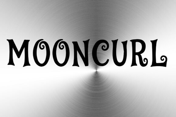 Mooncurl: A Whimsical Display Font That Elevates Your Brand