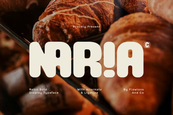 Naria: A Bold Display Typeface for Memorable Branding