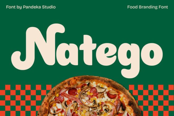 Natego: A Playful Display Font for Digital Branding