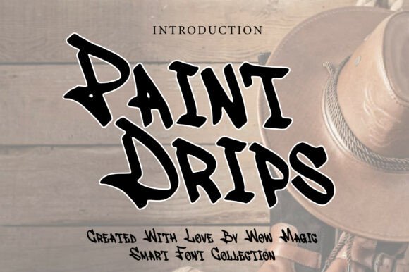 Paint Drips Font: Bold Branding for Creative Small Businesses