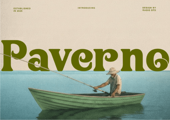 Paverno: A Display Typeface That Speaks With Quiet Confidence