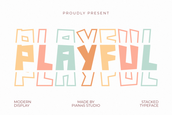 Playful Stacked: A Display Font That Makes Your Headlines Pop