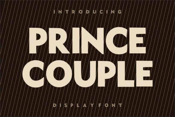 Prince Couple: A Bold Display Font for Modern Web Design