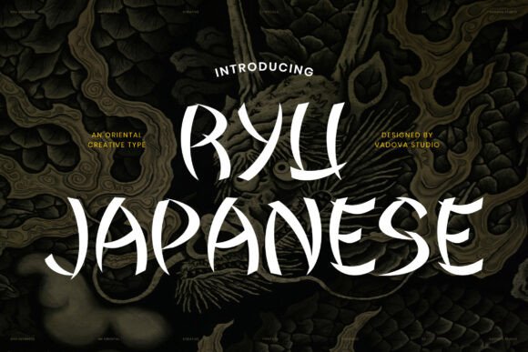 Ryu Japanese: A Display Font That Commands Attention