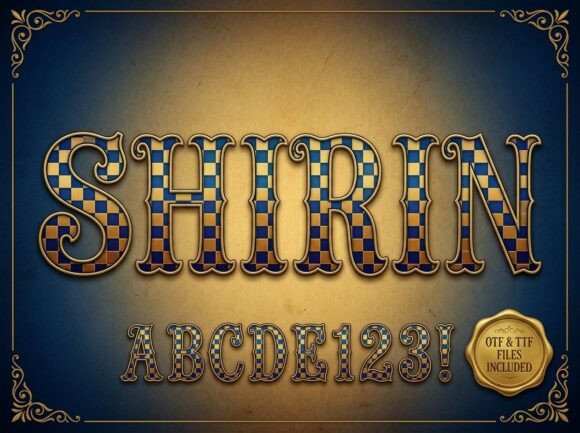 Shirin: A Display Font for Editorial Presence and Print-Ready Polish
