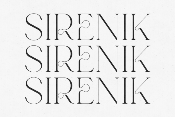 Sirenik: A Display Font That Earns Its Space