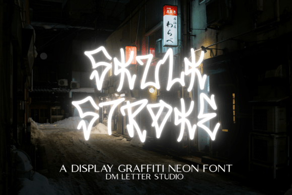 Skulk Stroke: A Display Font That Makes Your Brand Pop