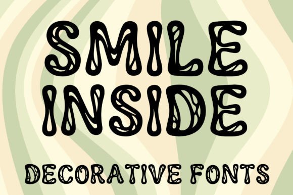 Smile Inside: A Playful Display Font for Digital Branding