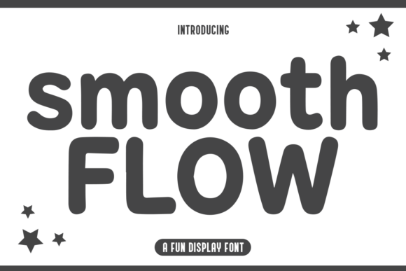 Smooth Flow: A Display Font That Feels Like a Conversation