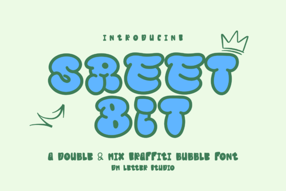 Streetbit: A Playful Graffiti Font for Editorial Joy