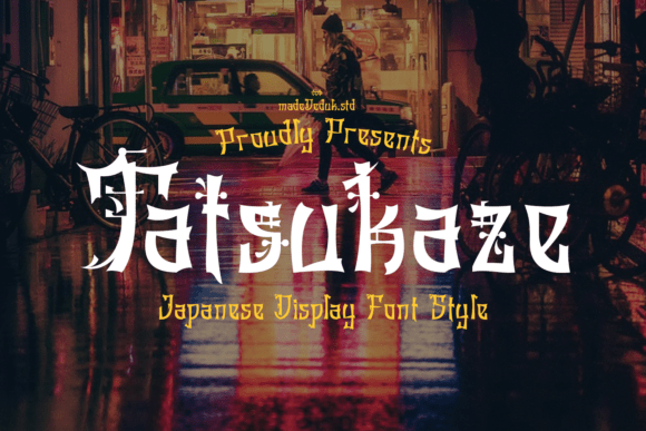 Tatsukaze: A Bold, Warm Display Font with Quiet Confidence