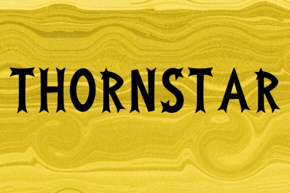 Thornstar: A Bold Display Font for Scroll-Stopping Marketing