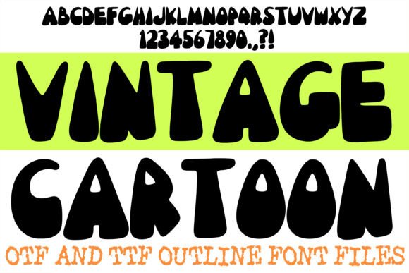 Vintage Cartoon Font for Bold Digital Branding