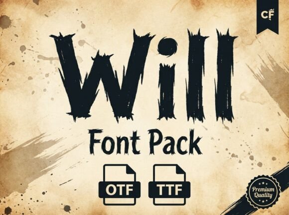 Will: A Bold Display Font for Digital Brand Moments