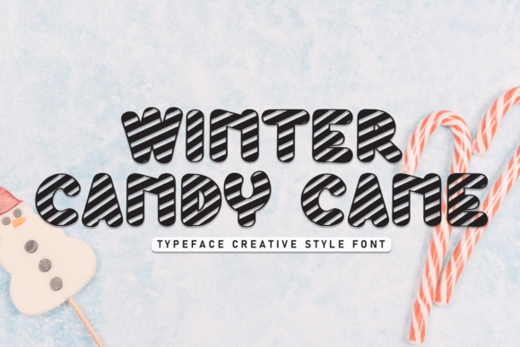 Winter Candy Cane: A Festive Display Font for Scroll-Stopping Campaigns