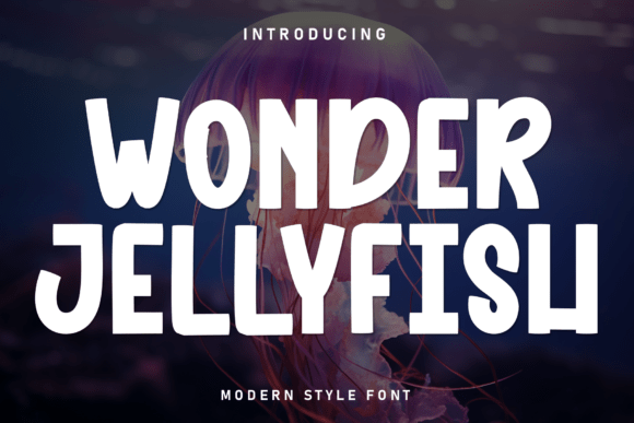 Wonder Jellyfish: A Playful Handwritten Display Font for Warm Brand Identities